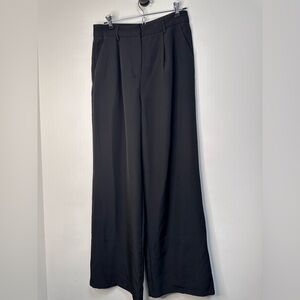Women’s Commense High Rise Wide Leg Black Dress Pants
